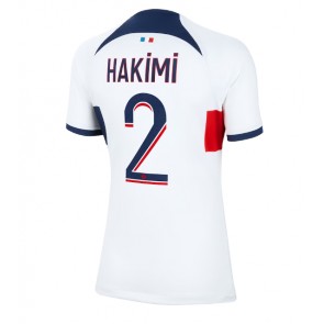 Lacne Ženy Futbalové dres Paris Saint-Germain Achraf Hakimi #2 2023-24 Krátky Rukáv - Preč